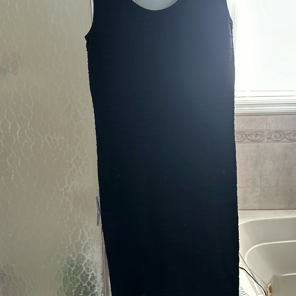 Black bodycon dress. Wore several times
